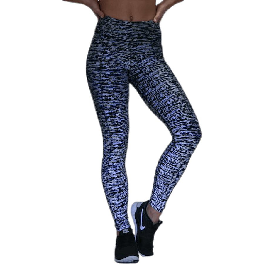 Scoot Black - Reflective Running Tights with Phone Pockets