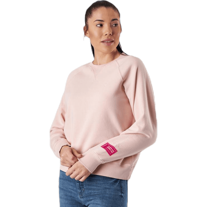 Avslappnad Sweatshirt Med Rundhalsad Krage – Svea
