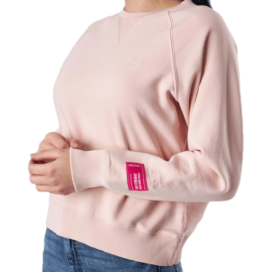 Avslappnad Sweatshirt Med Rundhalsad Krage – Svea