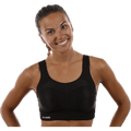 Capacity Black Sports Bra — COOLMAX Performance with SoftSeal™