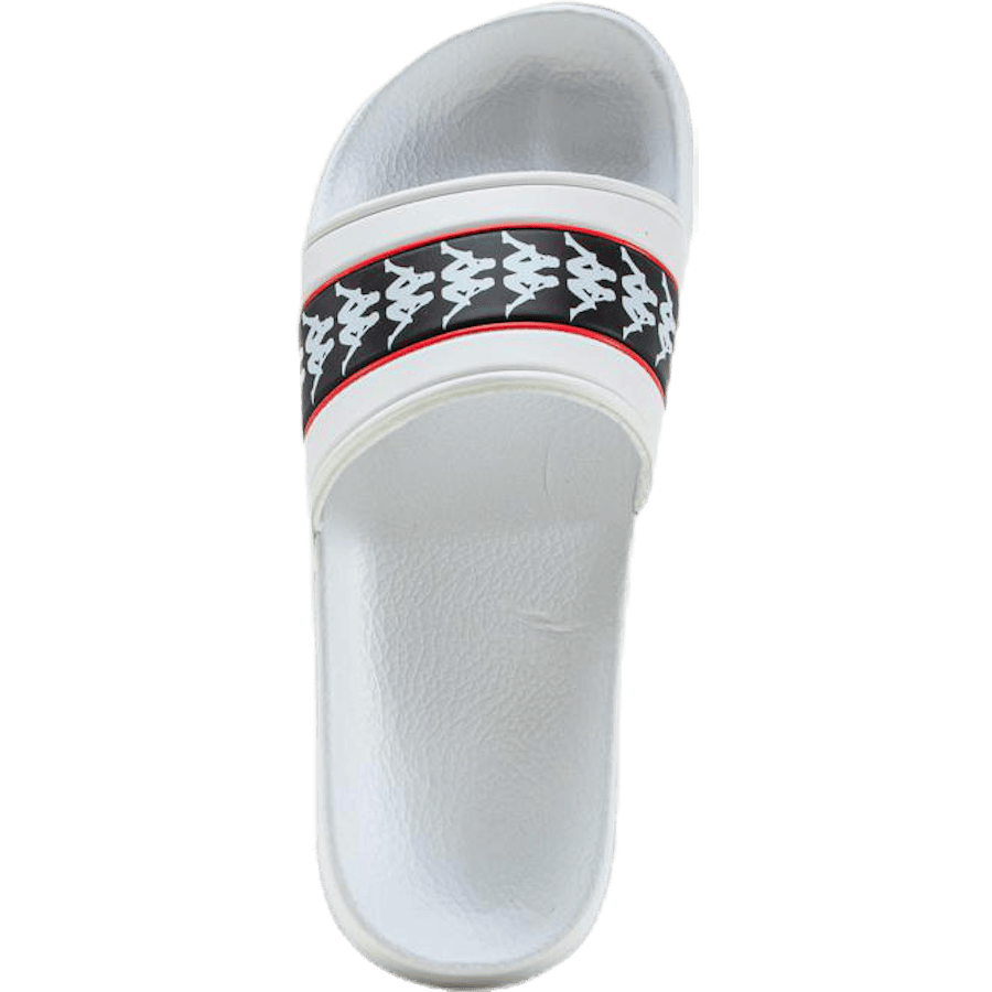 Kappa Banda Adam 11 Ankle Socks — White / Black / Red
