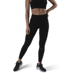 Fitness Mesh Knit Tights Black