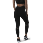 Fitness Mesh Knit Tights Black