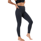 Stonewash Seamless Leggings Black/Grey