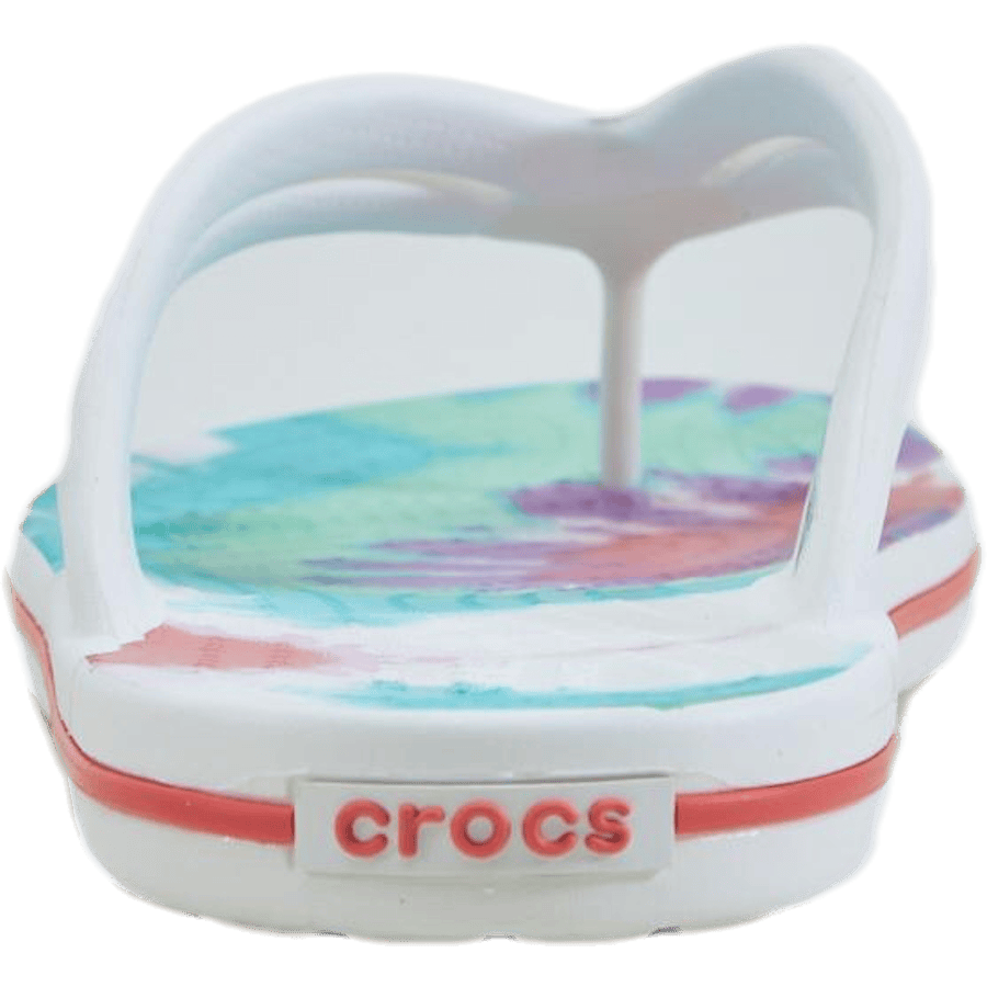 Tie Dye Flip-Flop Purple / White