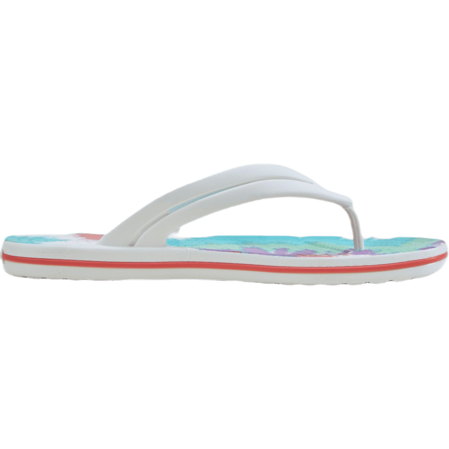 Tie Dye Flip-Flop Purple / White