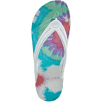 Tie Dye Flip-Flop Purple / White