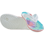 Tie Dye Flip-Flop Purple / White