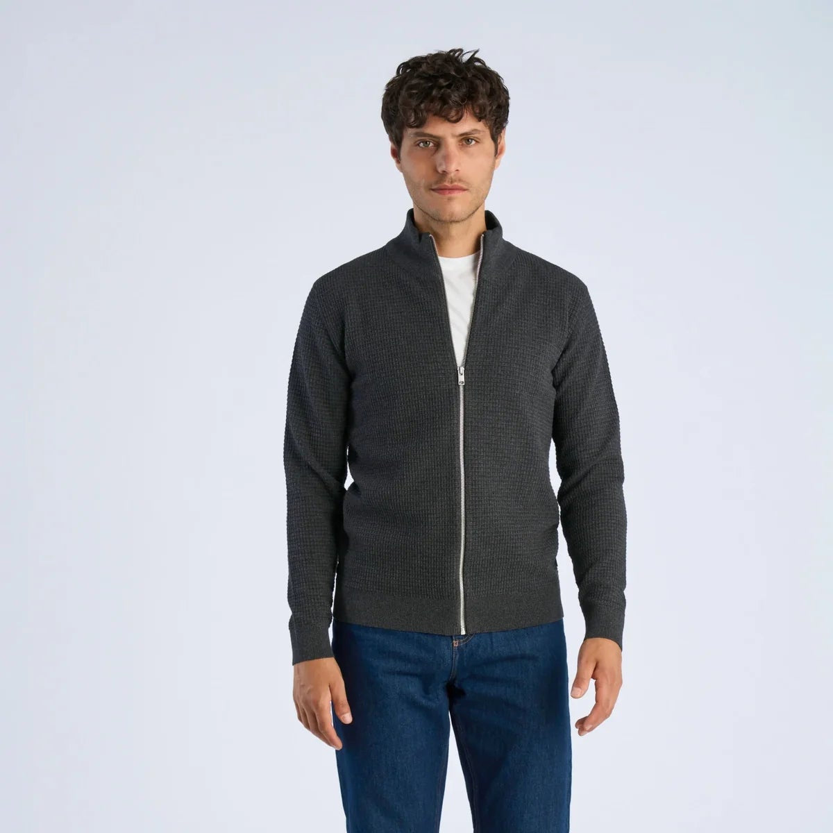 Lindbergh – Klassisk Cardigan Med Zip