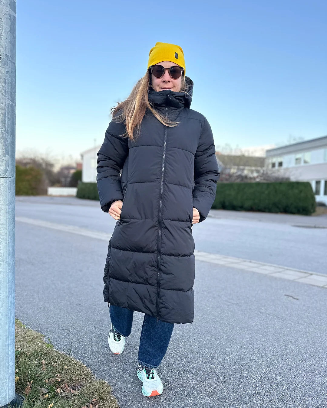 BLACC | Lång Elegant Vinter Dunkappa Dam
