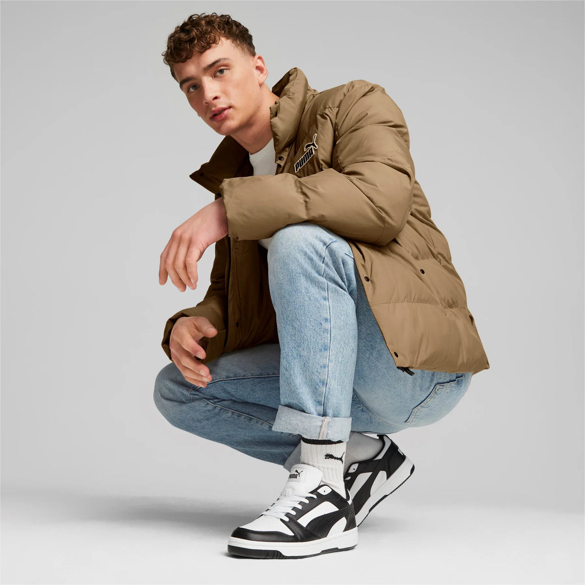 Puma |  Varm och Stilren Vinter Dunjacka herr